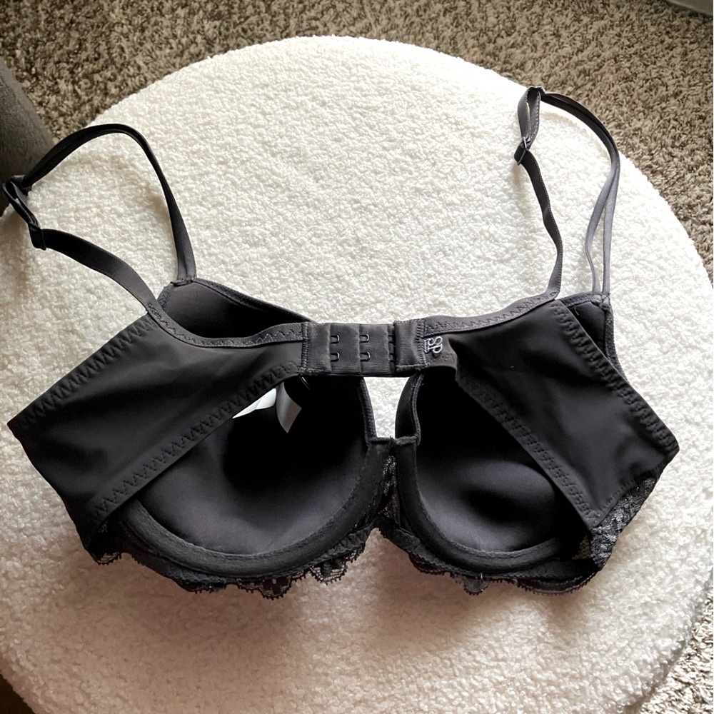 SIMONE PERELE Black Lace Trim T-Shirt Bra with Underwire - Picture 2 of 2